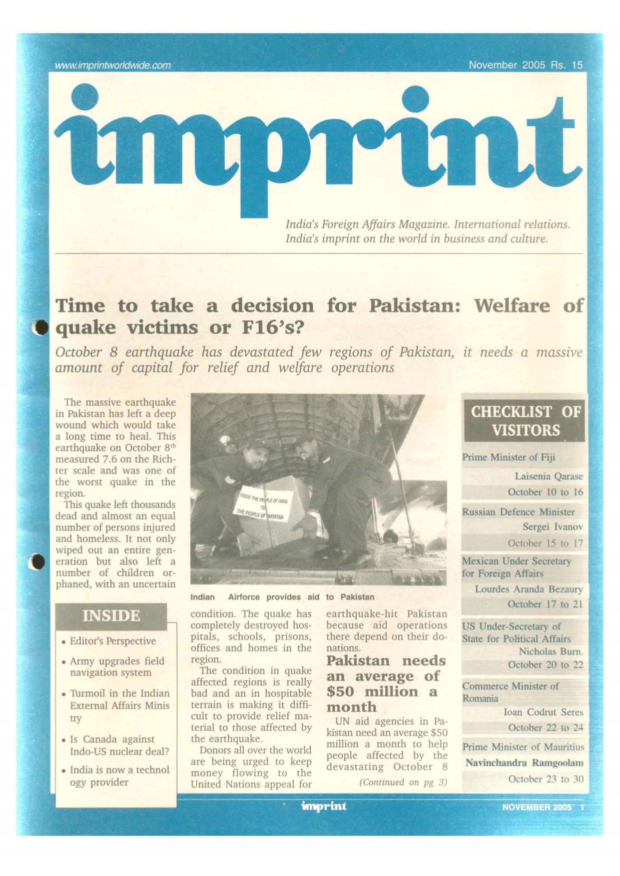 November 2005